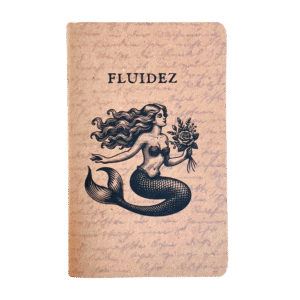 Caderneta Passaporte 9 x 14 cm  Fluidez Sereia