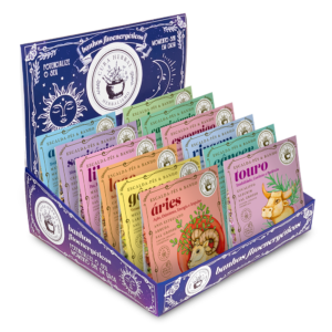 Pack 24 Banhos Astrológicos Sachê (2 de cada) + DISPLAY DE BRINDE