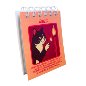 Bloquinho Signo Áries 11 x 9 cm