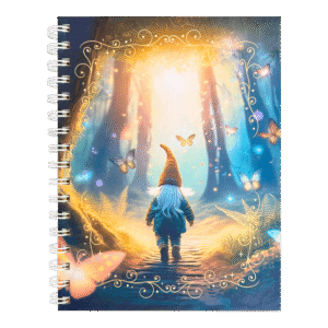 Caderno 16 x 22 cm Gnomo na Floresta
