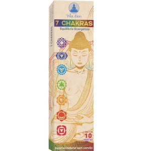 Incenso Vila Zen Linha Buda 7 Chakras