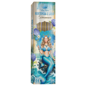 Incenso Vila Zen Linha Mística Hortência e Lírio