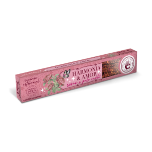 Incenso Harmonia & Amor Rosas e Palo Santo Cura Herbal