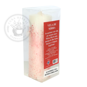 Vela Branca com Mirra 300g