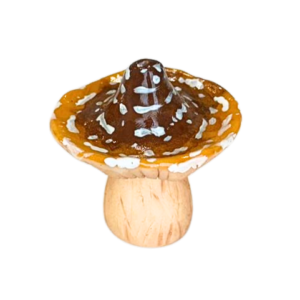 Incensário Cogumelo Marrom