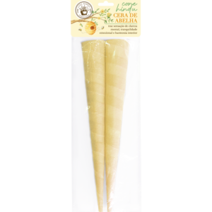 Cone Hindu Pura Cera de Abelha Cura Herbal 2un.