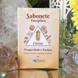 Sabonete de Citrino Prosperidade Frutas, Copaíba e Vanilla 80g