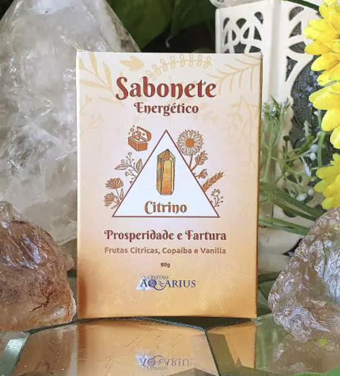 Sabonete de Citrino Prosperidade Frutas, Copaíba e Vanilla 80g