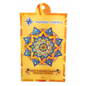 Sachê Laranja Mandala Esotérica