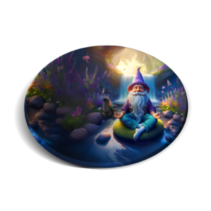 Incensário Vidro 9 cm Gnomo Zen