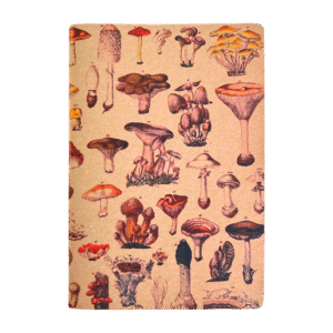 Caderneta G 14x20 cm Cogumelos