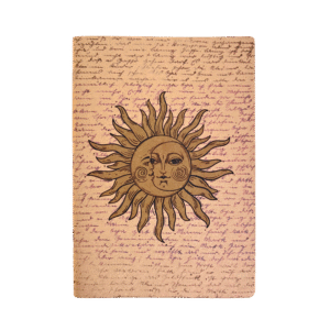 Caderneta G 14x20 cm Sol e Lua