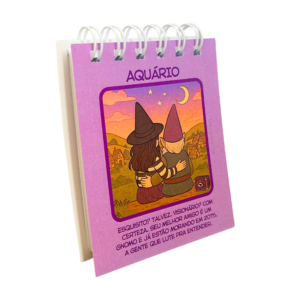 Bloquinho Signo Aquário 11 x 9 cm