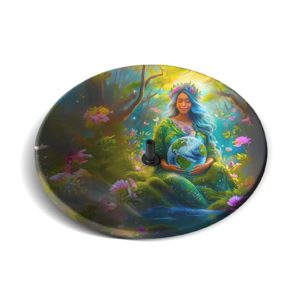 Incensário Vidro 9 cm Gaia