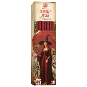 Incenso Vila Zen Linha Mística Cereja e Avelã