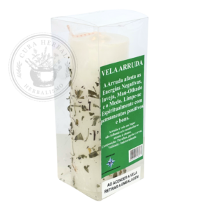 Vela Branca com Arruda 300g